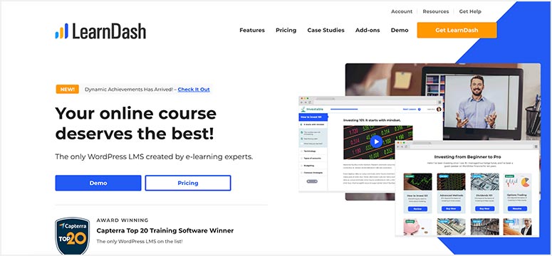 LearnDash - IsItWP - Detector gratuito de temas de WordPress learndash best wordpress lms plugins
