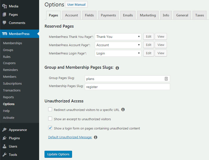 memberpress-plugin-options - IsItWP - Detector gratuito de temas de WordPress memberpress-plugin-options
