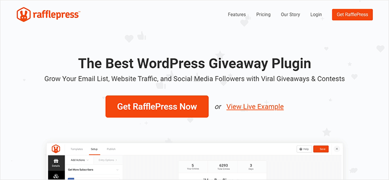 RafflePress - IsItWP - Detector gratuito de temas de WordPress RafflePress